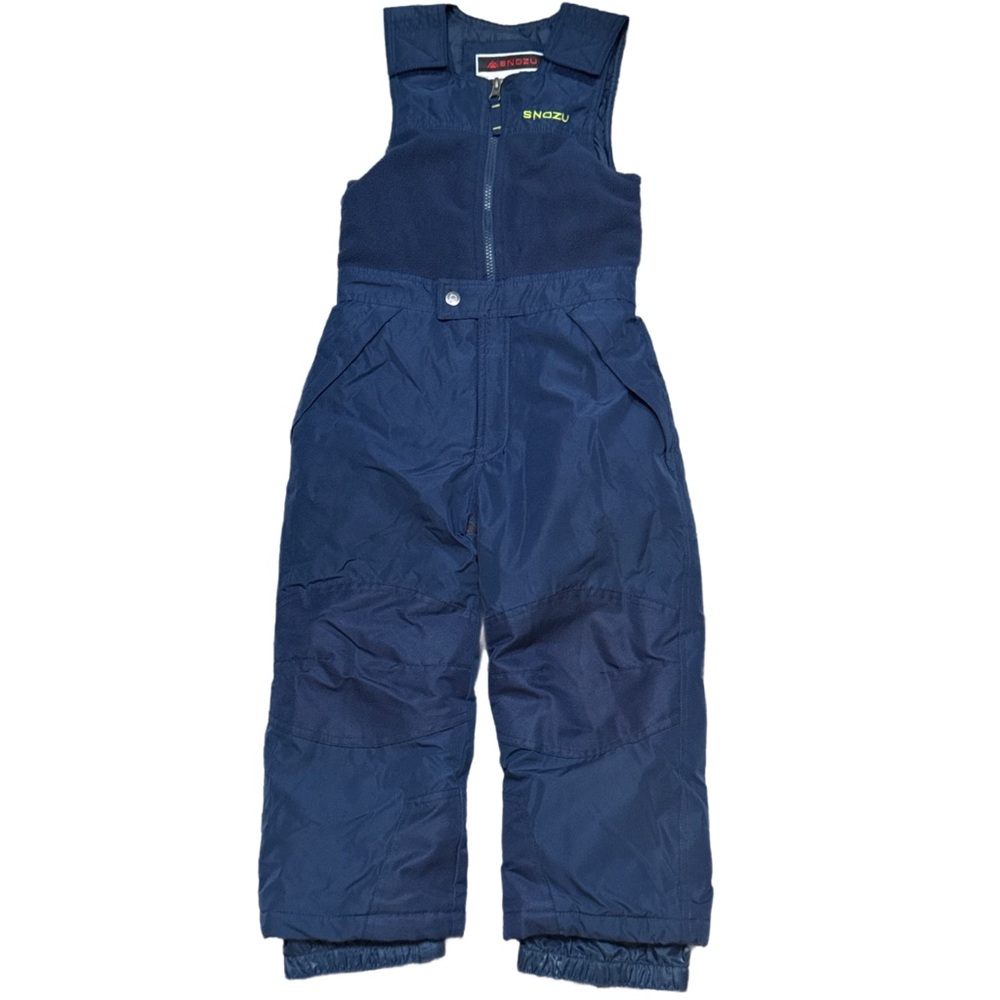 Snozu Unisex Blue Kids Insulated Winter Snow Overall Bibs Size 5